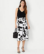Floral Shadow Slip Skirt carousel Product Image 3