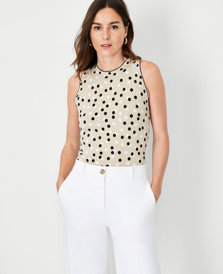 Dotted Halter Shell