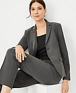 The Petite Notched Two Button Blazer in Seasonless Stretch carousel Product Image 3