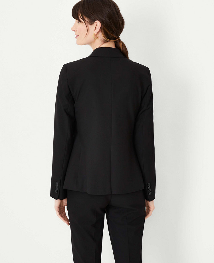 Petite Two-Button Wool Blazer