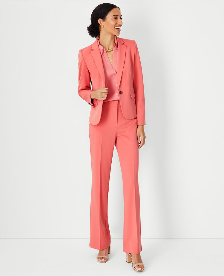And The Why Full Size Plaid Brushed One Button Blazer main image 0
