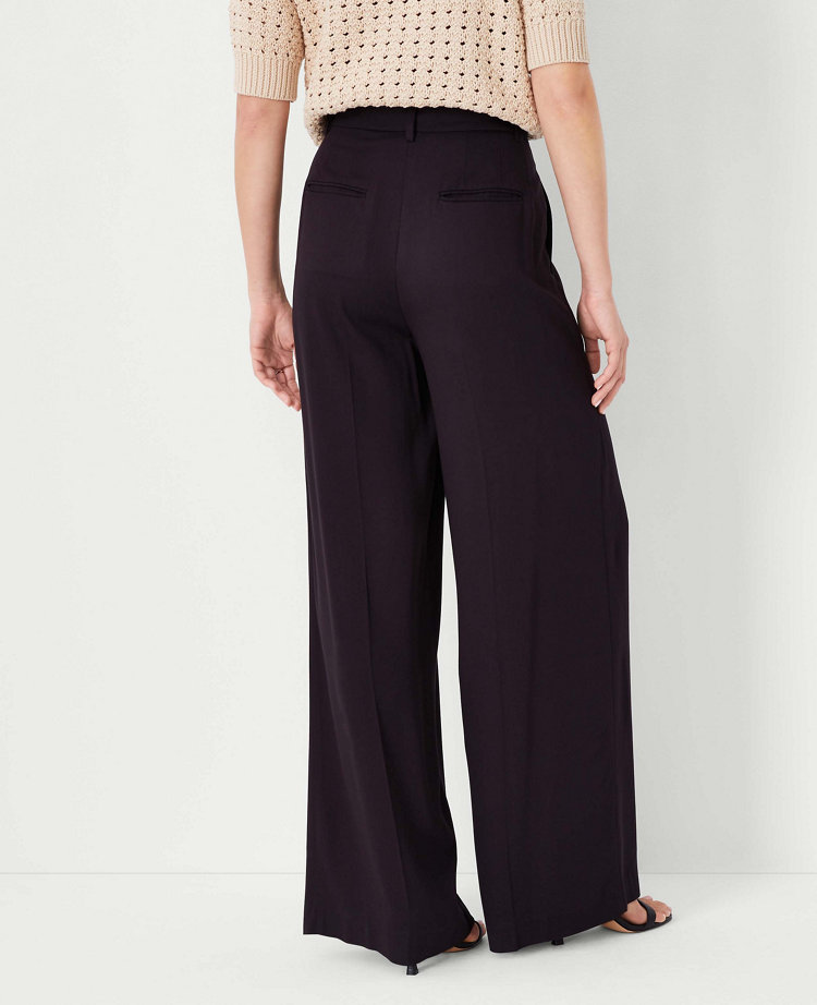 The Petite Pleated Wide Leg Pant