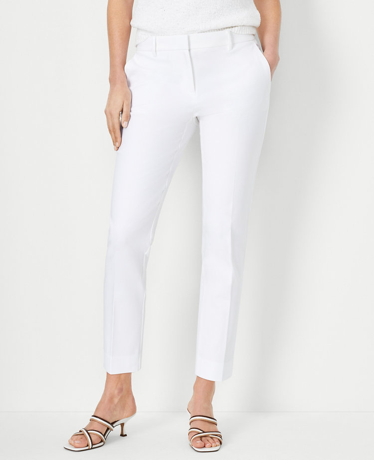 Ann taylor white sales pants