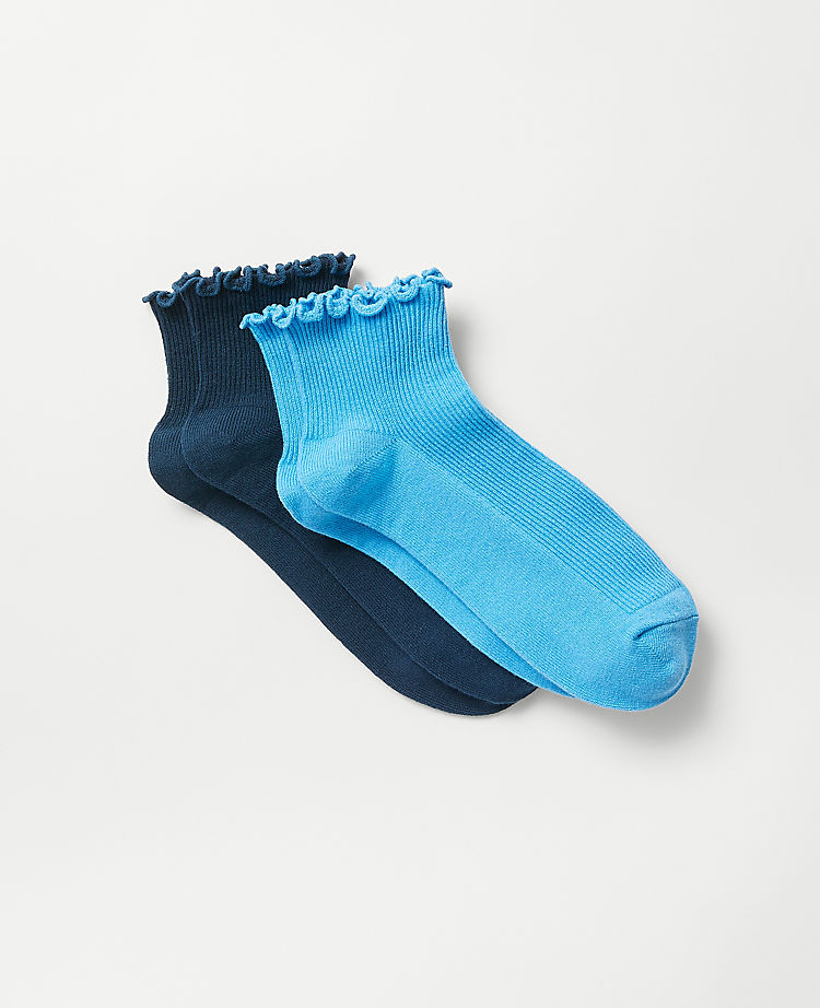 Ruffled Ankle Sock Set