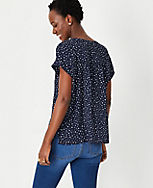 Spotted Drop Shoulder Popover carousel Product Image 2