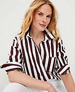 Striped Oversized Shirt carousel Product Image 1