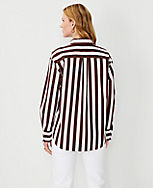 Striped Oversized Shirt carousel Product Image 2