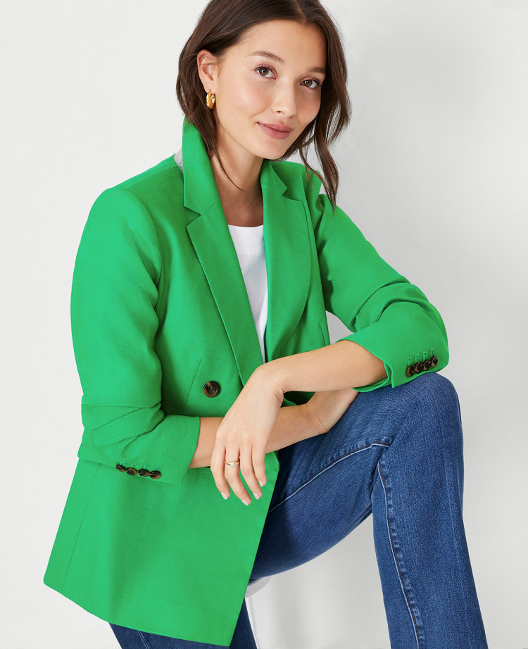 Ann Taylor Linen Blazer Store