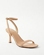 Suede Stiletto Sandals carousel Product Image 1