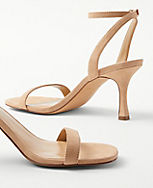 Suede Stiletto Sandals carousel Product Image 2