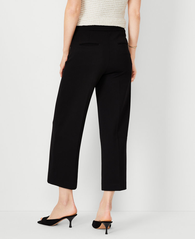 High Waisted Twill Boot Ponte Pant  Ponte pants, Sleek look, High waisted