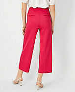 The Side Zip Wide Leg Crop Pant in Twill carousel Product Image 2