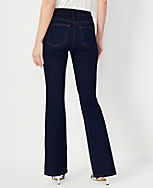 Petite Mid Rise Boot Cut Jeans in Rinse Wash carousel Product Image 2