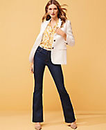 Petite Mid Rise Boot Cut Jeans in Rinse Wash carousel Product Image 3