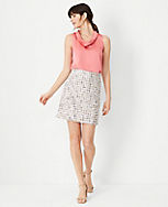 Petite Multicolored Tweed A-Line Skirt carousel Product Image 3