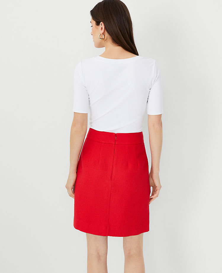 Petite A-Line Pocket Skirt