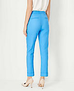 The Petite High Rise Eva Ankle Pant in Linen Blend carousel Product Image 2