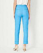 The Petite High Rise Eva Ankle Pant in Linen Blend - Curvy Fit carousel Product Image 2