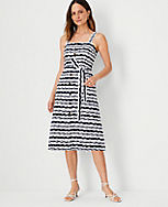 Petite Wave Strappy Flare Dress carousel Product Image 1