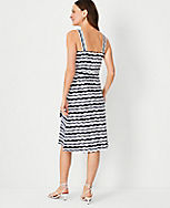 Petite Wave Strappy Flare Dress carousel Product Image 2
