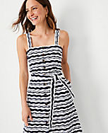Petite Wave Strappy Flare Dress carousel Product Image 3