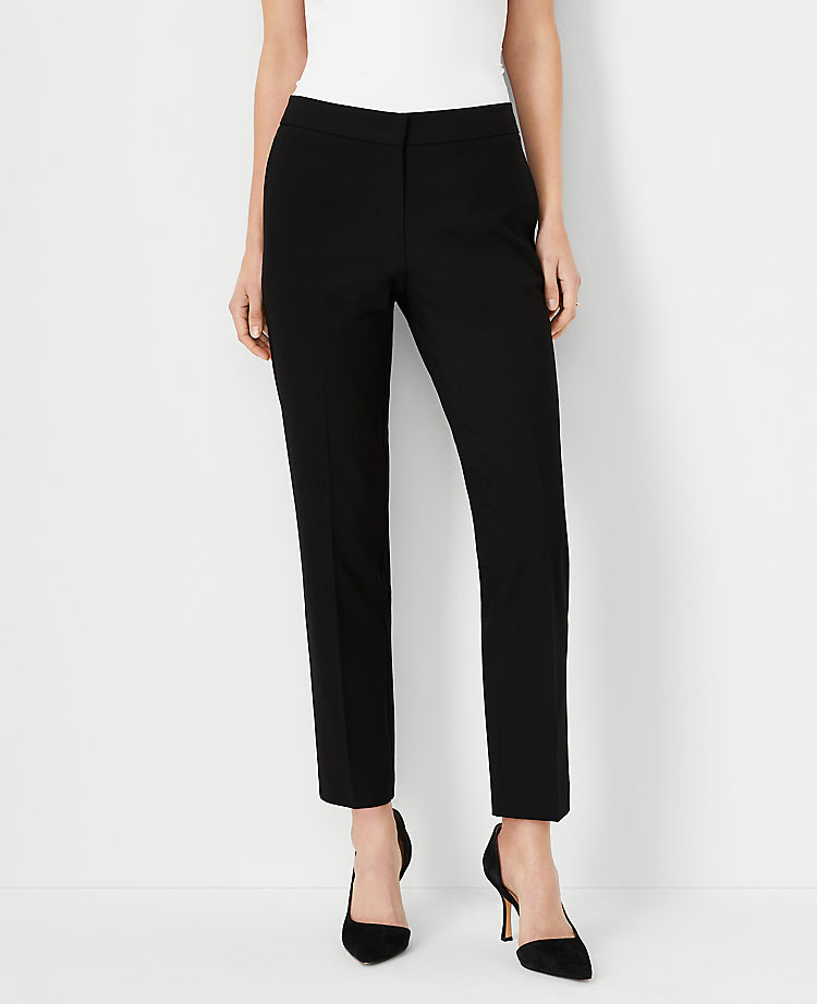 The Eva Ankle Pant in Seasonless Stretch - Curvy Fit
