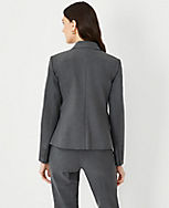 The Tall Notched One Button Blazer in Seasonless Stretch carousel Product Image 2