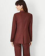 The Petite Greenwich Blazer in Linen Blend carousel Product Image 2