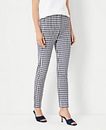 The Petite Audrey Ankle Pant in Plaid carousel Product Image 1