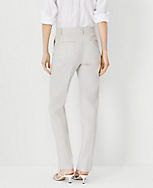 The Petite Sophia Straight Pant in Linen Blend carousel Product Image 2