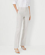 The Tall Sophia Straight Pant in Linen Blend carousel Product Image 1
