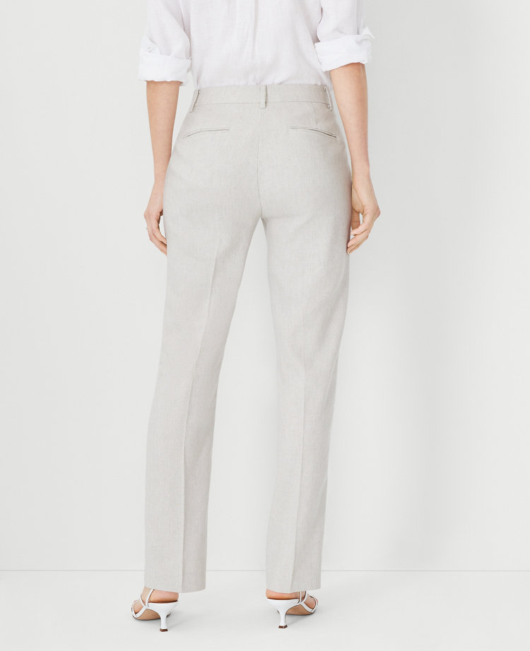 Linen-blend Dress Pants