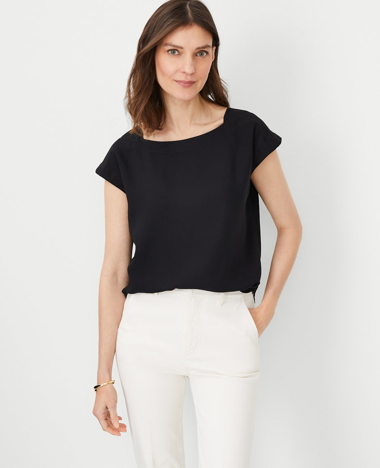 Boatneck 34 Sleeve Tops | Ann Taylor