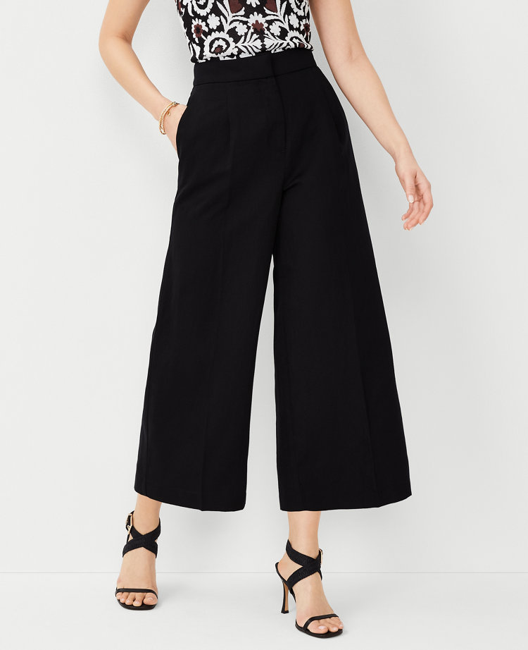 Linen Blend Culottes