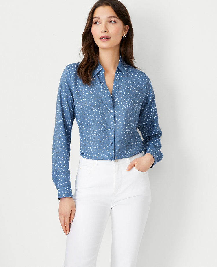 spotted cotton shirt