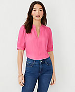 Petite Elbow Sleeve Popover carousel Product Image 3