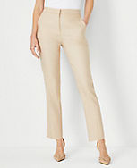 The Petite Eva Ankle Pant in Linen Blend carousel Product Image 1