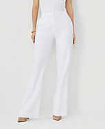 The Petite Trouser Pant in Linen Blend - Curvy Fit carousel Product Image 1