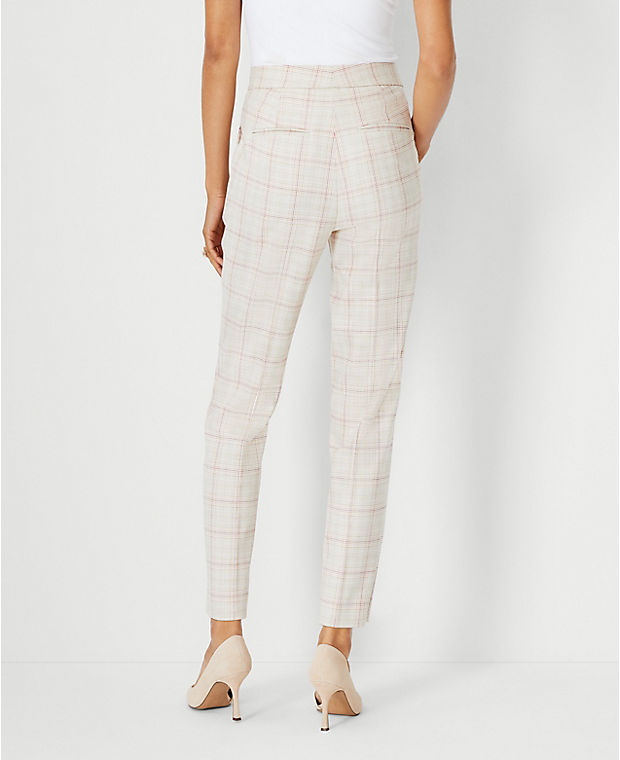 The Petite Ankle Pant in Plaid