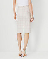 The Petite Pencil Skirt in Plaid carousel Product Image 2