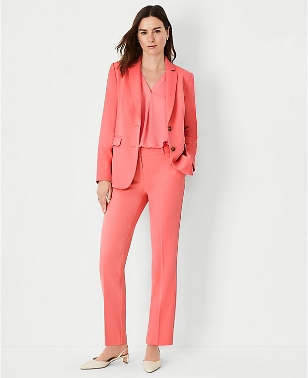 The Petite Notched Two Button Blazer