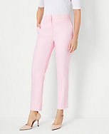 The Petite Eva Ankle Pant in Linen Blend carousel Product Image 1