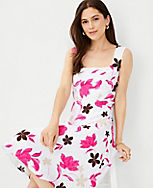Tall Floral Sleeveless Flare Dress carousel Product Image 3