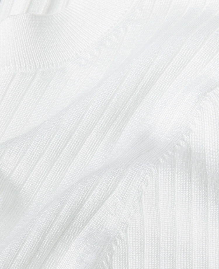 Petite Silky Ribbed Sweater Tee