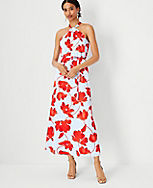 Tall Floral Halter Maxi Dress carousel Product Image 1