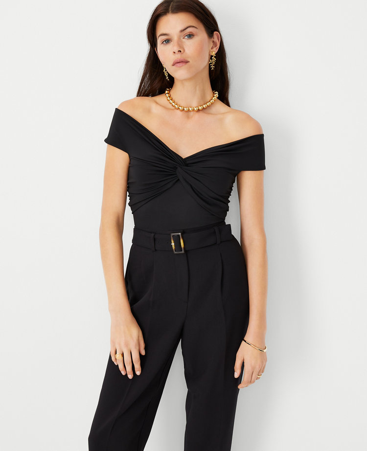 Off The Shoulder Wrap Top