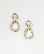 Pave Link Drop Earrings carousel Product Image 1