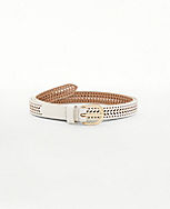 Perforated Leather Trouser Belt carousel Product Image 1