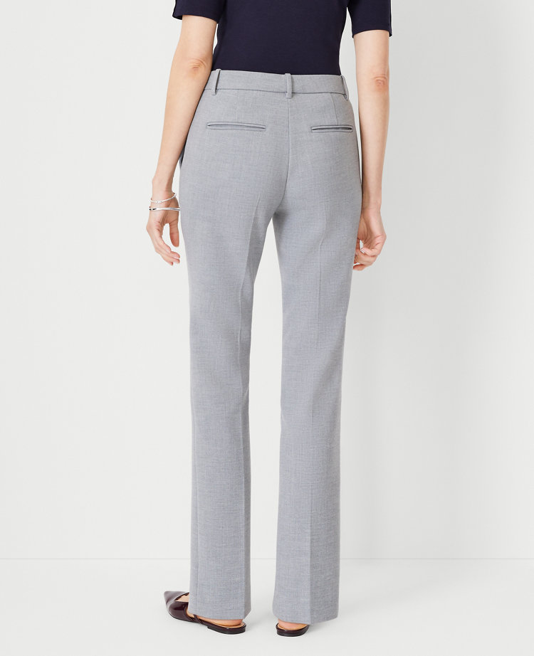 Women's Grey Straight Leg Pants Ann Taylor