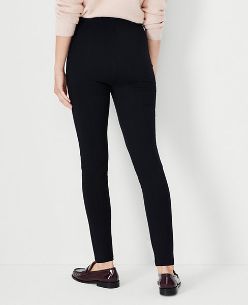 Topshop Petite faux leather skinny fit pants in gray